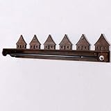 Taille: distance du mur d'environ 25 cm, la hauteur totale d'environ 27,5 cm, tige de suspension épaisse 2,5 cm