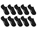 Produktbild coskefy 10 Paar Socken Herren Damen 43-46 39-42 35-38 47-50 Rutschfeste Atmungsaktive Unsichtbare Socken Niedrig geschnittene Baumwollesocken für Sport Freizeit
