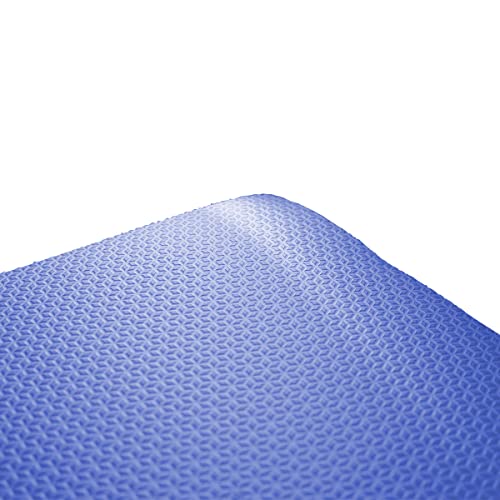 Colchonete Eva Tapete Yoga 100cm X 50cm X 10mm Azul Royal