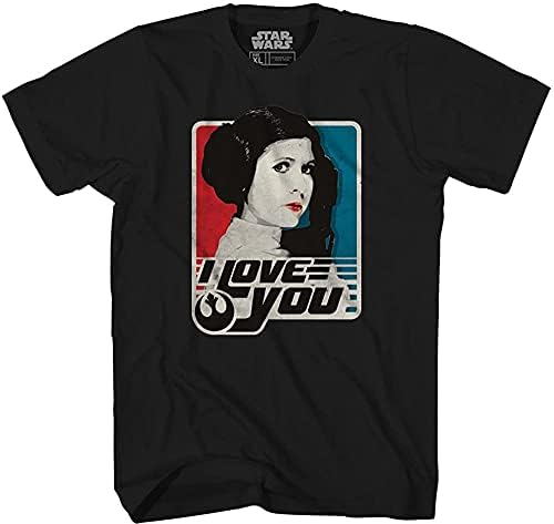 STAR WARS I Love You I Know Tシャツ XL STAR WARS Han Solo I Know, Leia I Love You T-Shirts for Adults