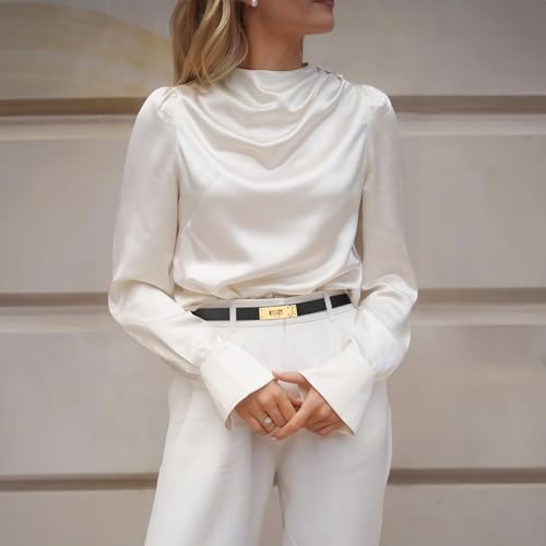 Women Skinny Leather Belt Adjustable Thin Belt Turn Lock Buckle For Jeans Dresses3