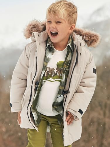 Mayoral Parka coat for Boys Gypsum3
