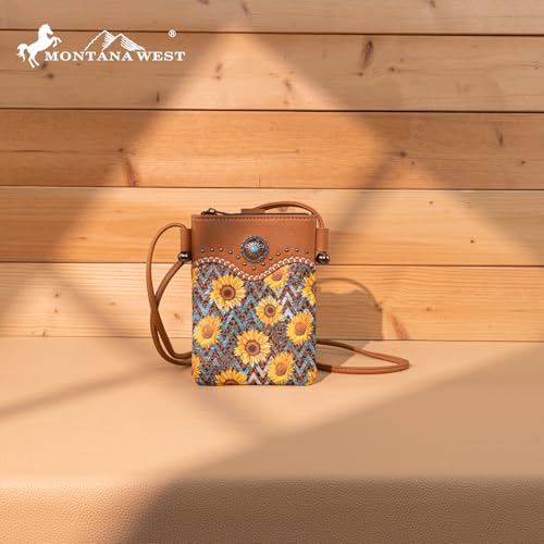 Image of Montana West Small Crossbody Bags for Women Western Cell Phone Purse