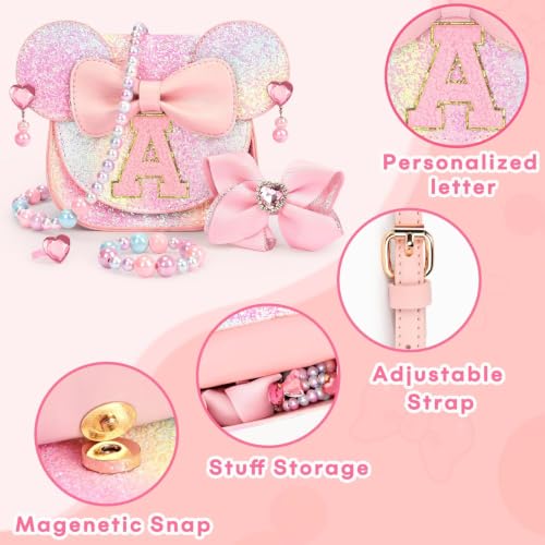 Image of mibasies Toddler Purse Gifts for Girls: 3 Year Old Girl Gifts, Girl Toys Purse Set