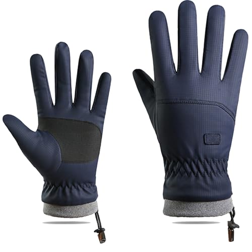 IZUS Men Water-Repellent Cold-Weather-Gloves Touchscreen Sports-Gloves Windproof Thermal-Outdoor-Mitts Winter Women