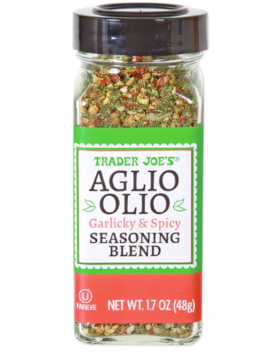 Trader Joe’s Aglio Olio Garlicky & Spicy Seasoning Blend, 1.7 oz (48g)