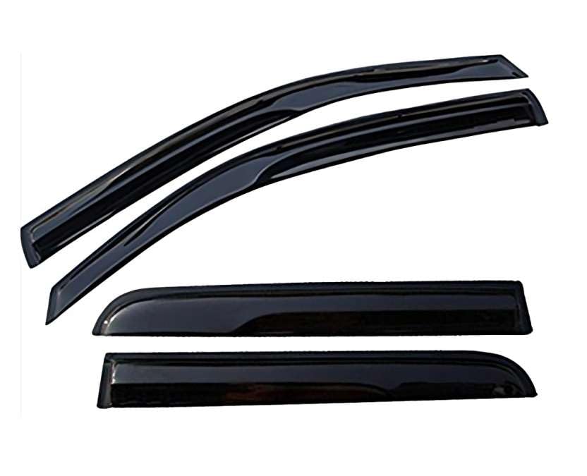 Non-Breakable Car Window Door Visor - Rain Guard, Wind Deflector Compatible for (Ford Figo/Fiesta)-image-15