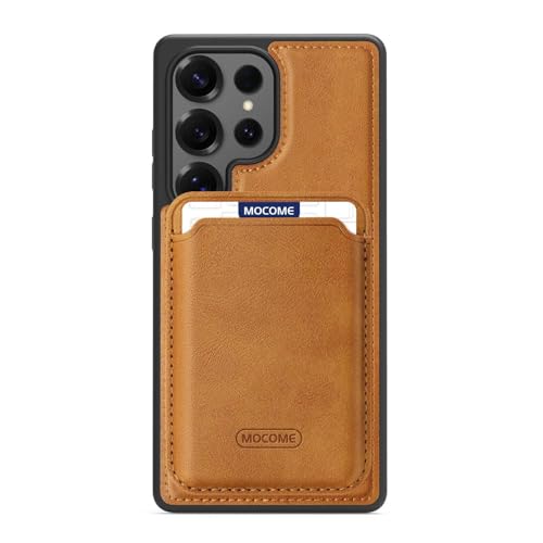 For Galaxy A17 �p �P�[�X ������ 2 in 1 Magsafe�Ή��J�[�h�P�[�X�t�� ���U�[ �蒠�^ �T���X�� �M�����N�V�[ A17 �g�уJ�o�[ ���z�^ ���C�����X�[�d�Ή� �X�^���h�@�\ RFID�u���b�L���O �}�O�l�b�g �J�[�h�|�P�b�g�t�� 