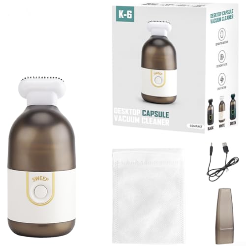 Aspiradora portátil de mano recargable por USB silenciosa (blanco) Aspiradora portátil de mano recargable por USB silenciosa (blanco)
