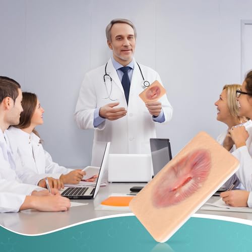 Image of Wound Packing Trainer, Healing Granulation Wound Simulation Models for Medical Education, Wound Care Demonstrations Tool