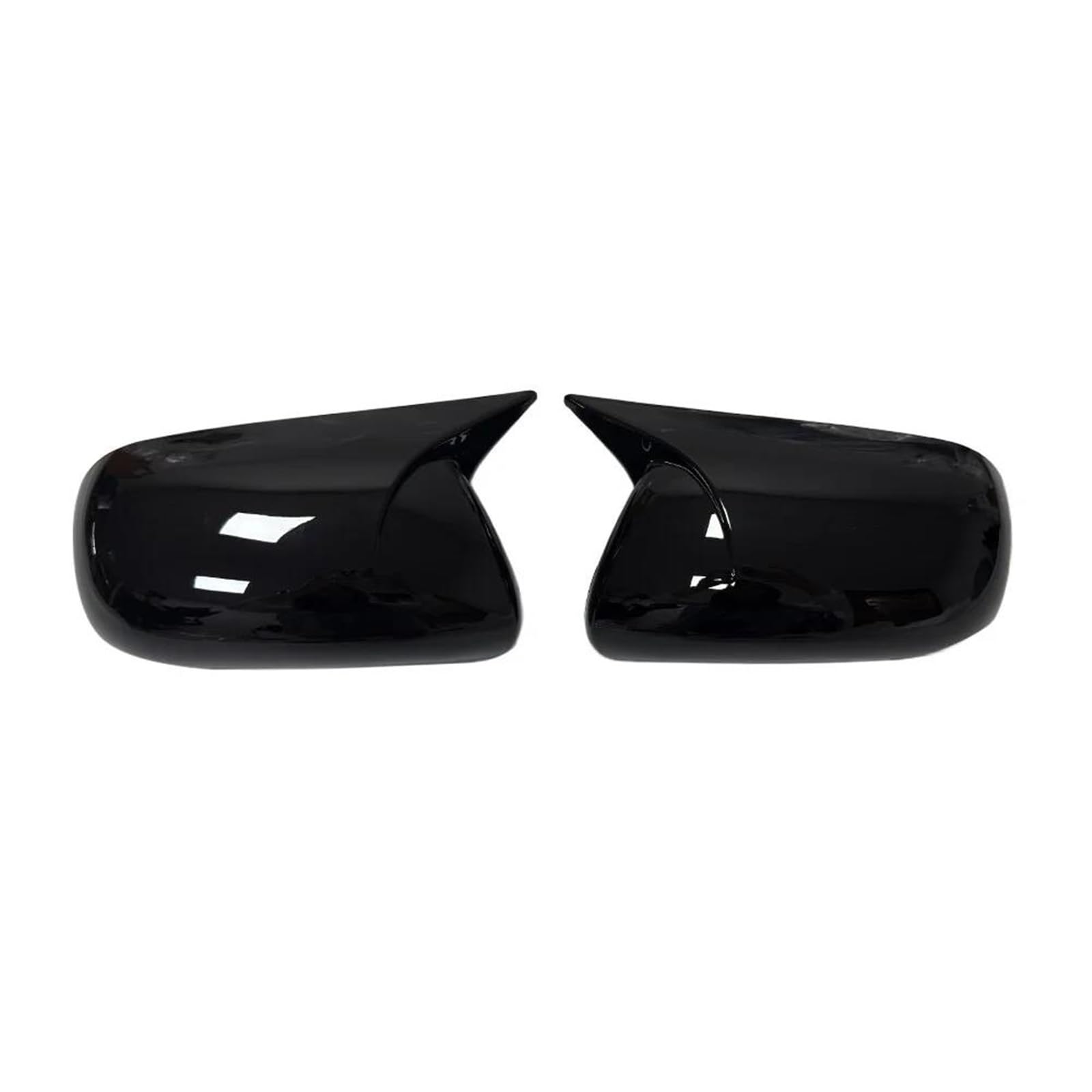 Zapora Gloss Black For Corolla 2007-2013 Car Sticker Rearview Side Mirror Cover Wing Cap Exterior Case Trim Accessories Vehicle(Gloss Black)