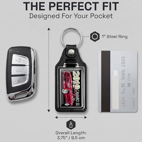 Image of Brotherhood Car Key Chain for Camaro - Classic Models Keychain for Men and Women Gift Key Ring - -
