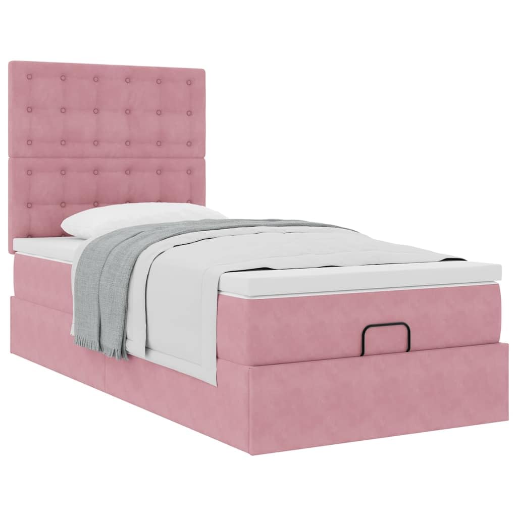 Velluto Premium Con Contenitore Rosa 90x200 cm