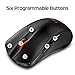 HyperX Pulsefire Dart - Wireless RGB Gaming Mouse, Software-Controlled Customization, 6 Programmable Buttons, Qi-Charging Battery up to 50 hours - PC, PS4, Xbox One Compatible,Black