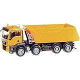 Hochwertiges Kunststoffmodell herpa 307727 Man TGS M Euro 6 Muldenkipper, 4-Achs