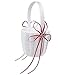 Romantico Matrimonio Cestini, Fiocco Cuore Strass Decorazione Ragazze Fiore Cesto Caramelle Supporto per Sposa Bridegrpp Compleanno Baby Shower Cerimonia Forniture Oggetti di Scena - Rosso