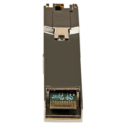 Image of StarTech.com HPE JD089B Compatible SFP Module - 1000BASE-T - SFP to RJ45 Cat6 /Cat5e - 1GE Gigabit Ethernet SFP - RJ-45 100m - HPE 5820AF, 12500, 5500 (JD089BST)