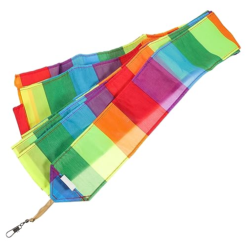 Veemoon Outdoor Party Streamers 15m Long Kite Tails Colorful Kite Decorations for Beach Garden Park