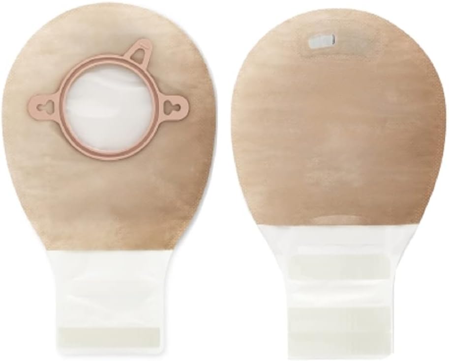 New Image Drainable 7"L 2pc System Ostomy Pouch 2.25" Flange 18283, 20 Ct