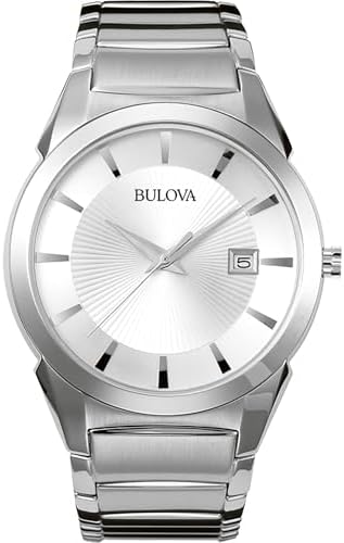 Bulova Classic Analog Silver Dial Men's Watch - 96B015