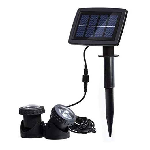Waterproof Solar Pond Light – Weather Resistant 12 LEDs Landscape Spotlight Underwater Light Adjustable Lighting Angle, Security Lighting Dark Sensing Auto On/Off for Outdoor Garden Fish Tank Pool
