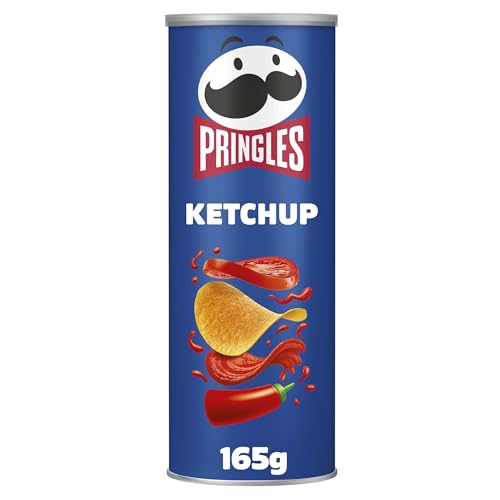 Pringles Ketchup | Aperitivo salado Sabor Ketchup | Tubo | 165g
