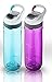 Contigo Autoseal Cortland Water Bottle 2-pack, 24-ounce, Greyed Jade & Radiant Orchid