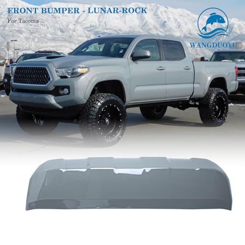 Image of Front Bumper Lower Valance Panel Skid Plate Black Compatible with 2016-2023 Toyota Tacoma - Replaces Part 53911-04210 TO1095205 (Lunar Rock)