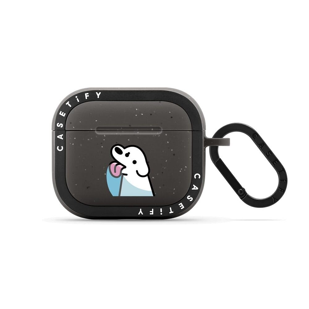 CASETiFY Bounce Airpods (3rd Gen) Case with Ring - Lick - Matte Charcoal