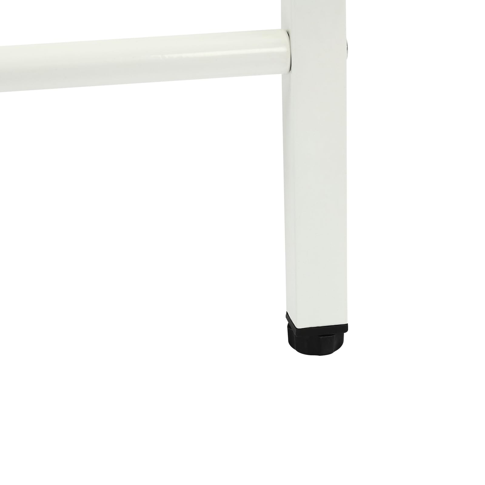 Waschmaschinenregal WC Regal über mit 3 Ablagen und Handtuchstange, Aufbewahrungsregal für Badezimmer und Waschküche, Weiß/Holzoptik, Tragkraft 10kg pro Ebene, 69 × 60 × 176,5 cm