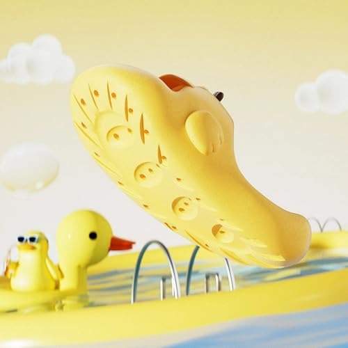 Cute Duck Slippers for Parent Child Indoor Shower Sandals Outdoor Travel Beach Sandals Anti-Slip Soles4