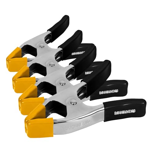 Image of Roughneck ROU38352 Heavy Duty Metal Spring Clamp 50mm/2" (Pack of 4)