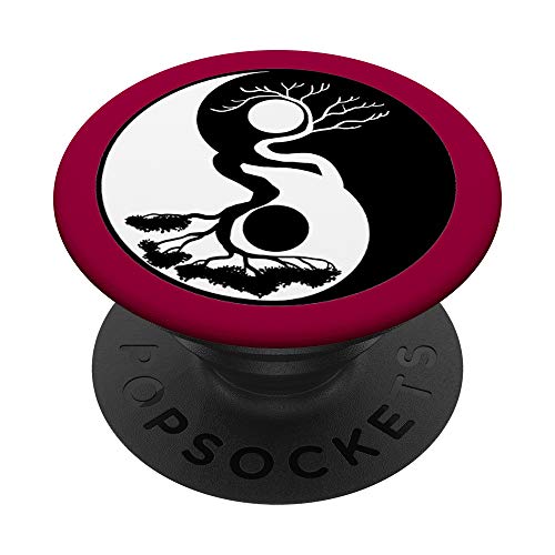 Japanese Bonsai Tree Yin Yang Zen Nature Balance Life Gift PopSockets PopGrip: Swappable Grip for Phones & Tablets