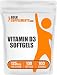 Bulksupplements Pure Vitamin D3 (Cholcalciferol) Softgels (100 softgels)