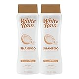 White Rain Moisturizing Shampoo - Coconut & Hibiscus Scent, Pack of 2 (15 fl oz Each), Hydrating Shampoo for Women & Men, Paraben-Free & Cruelty-Free with White Lily, Green Tea & Coconut Extract