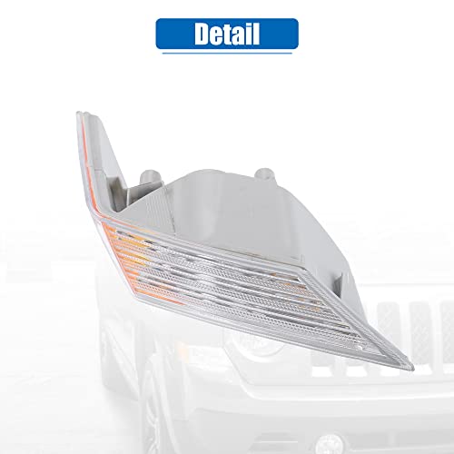 X Autohaux Front Right Side Turn Signal Light Lamp Cover Marker Corner Light 68004180Ac For Jeep Patriot 2007-2017 #TOP6