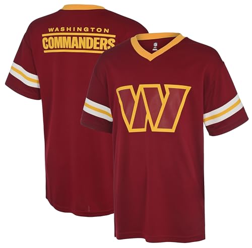 NFL Toddler 2-4 Official Primary Logo Game Day Team Jersey (US, Age, 2 Years, Washington Commanders - Red)