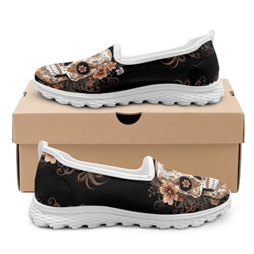 Boho Embroidered Flats Shoes for Women Y2K Dressy Walking Shoes Slip on Low Wedge Ballet Flats Work Nurse Loafers4