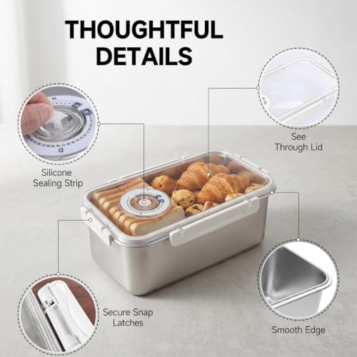 Large-Stainless-Steel-Bread-Storage-Box-with-Lid-Large-Capacity-Airtight-Fresh-Keeping-See-through-Lid-Time-Recording-Perfect-for-Homemade-Loaf-Toast-Bagel-and-Cookies