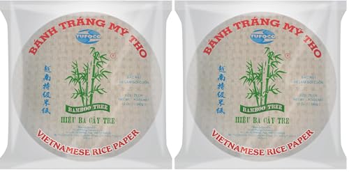 BAMBOO TREE - Feuilles de riz 28Cm. Rond - (1 X 340 GR) (Lot de 2)