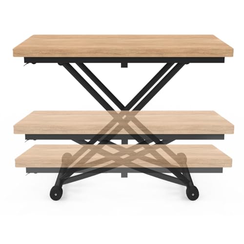 Table Basse Extensible Urbana Industrielle Gain de place IDMarket