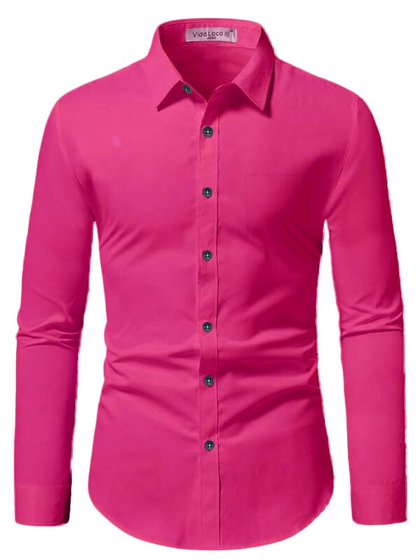 Image of Vida Loca Full Sleeve Spread Collar Cotton Blend Casual, Festival Stylish Slim fit Shirt for Men and Boys.