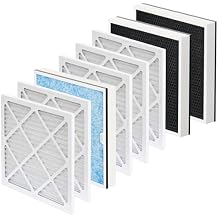 CADPXS 5 Pack MERV-10 Filters and 3 PACK HEPA/Activated Carbon Filters Bundle