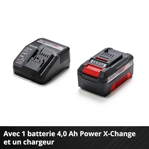 Einhell Souffleur sans Fil GE UB 18250 Li E Kit Power X Change 18V Vitesse dair 250 kmh Livré avec Batterie 4 0 Ah et - vue 9
