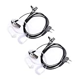 【Conception durable】 Le talkie walkie oreillette mesure 150 cm de long (câble noir épais de 89 cm + câble blanc fin de 71 cm). Le câble rallongé offre une grande flexibilité de mouvement. Son matériau résistant à l'usure améliore sa durabilité, ce qui le rend idéal pour une utilisation intensive en extérieur.