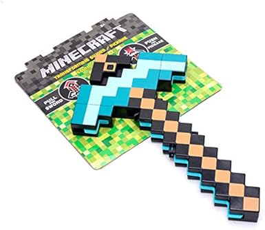 Amazon Co Jp Minecraft マインクラフト グッズ ダイヤの剣 光る剣 効果音 ツルハシ 変形武器 マイクラ おもちゃ 武器 プレゼント ホビー 通販