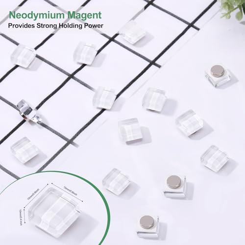 Imanes Decorativos de Vidrio Transparente para Refrigerador 15 Pzas miniatura 2