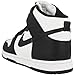 Nike Men's Dunk High Retro Shoes, White Black Total Orange, 13