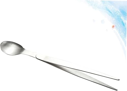 Miniatura 2 de KOMBIUDA Cuchara de prueba de sabor de acero inoxidable cuchara de degustación de metal cucharas de postre de plata pinzas de cocina cucharas de