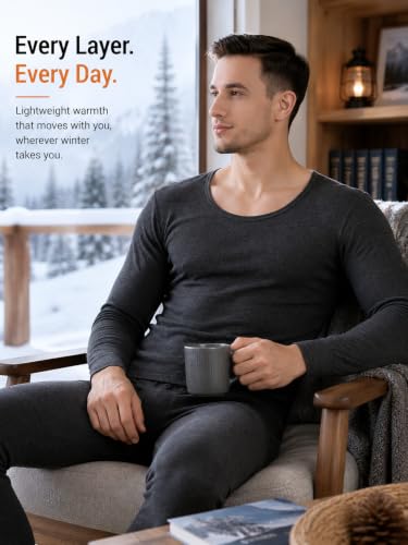 Image of BODYCARE Gold Plus Premium Range Men's Thermal Vest, Round Neck Full Sleeves Winter Innerwear, High Warmth, Superior Flexibility
